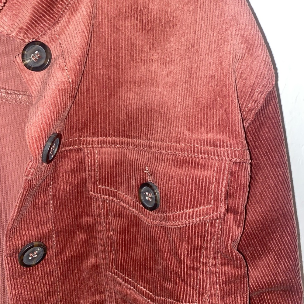 Pink velvet jacket size small